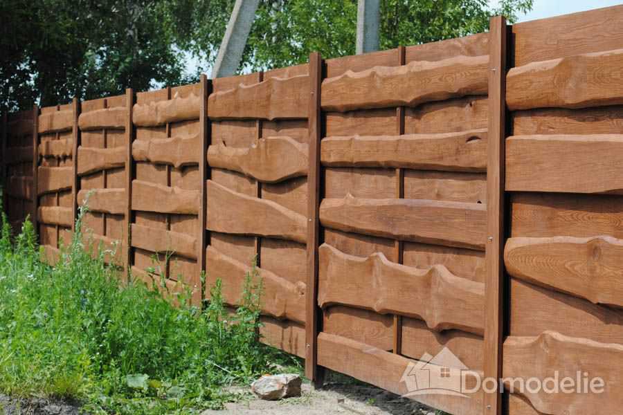Дешевый деревянный забор