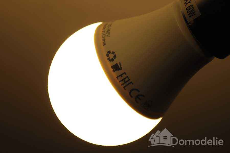 Светодиодная лампа и световой поток